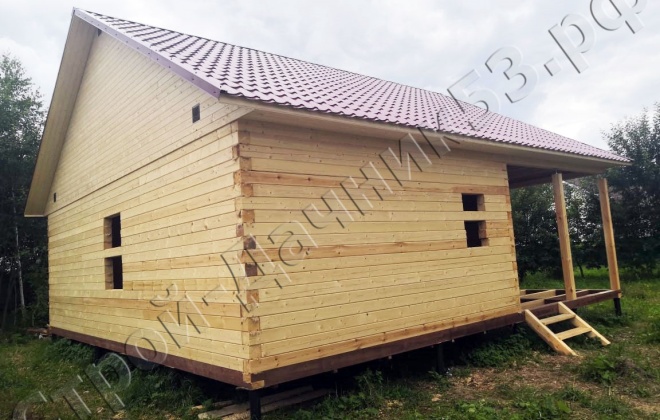 3 Брусовой дом ОД-11 9×9, 81 м², Московская область, Раменский район, посёлок Рыболовское,  ДНТ «Лазурный Берег» (3)